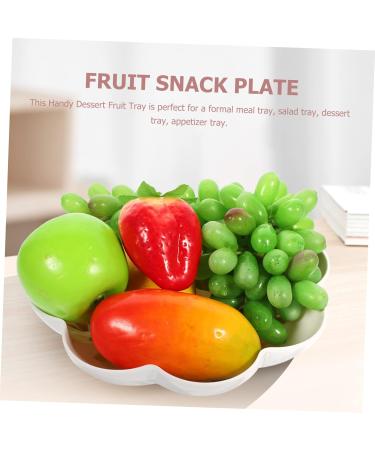 Alipis 2pcs Snack Dish Dried Fruit Tray Reusable Snack Tray Household Fruit Tray Thicken Melon Seed Plate - Buy Online on GoSupps.com