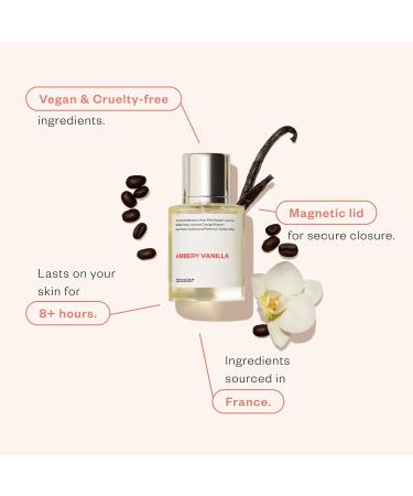 Dossier - Ambery Vanilla 1.7Oz (50ml) - Eau de Parfum - Inspired by Y S.L's B.lack O.pium - Long-lasting Fragrance - Feminine 1.7 Fl Oz (Pack of 1) - Buy Online on GoSupps.com