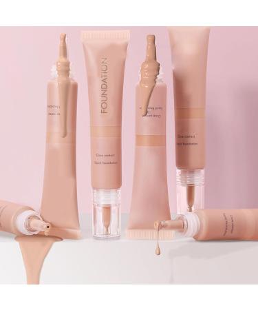 Super Coverage Foundation with Buffing Brush Full Coverage Foundation With Skin Buffing Brush Hydrating Waterproof and Light Long Lasting Foundation (05 20g) 05 20 g (Pack of 1) - Buy Online on GoSupps.com