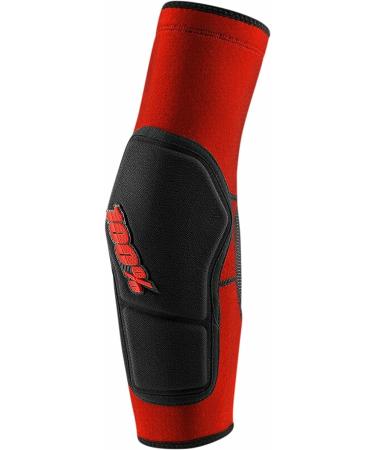 100% Ridecamp Mountain Biking Elbow Pad - Red/Black Large - BMX & MTB Protection - Buy Online on GoSupps.com