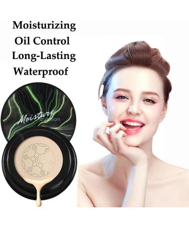 Mushroom Head Air Cushion CC Cream & BB Cream - Moisturizing Concealer for Nude Makeup Brightening Liquid Foundation for All Skin Types - Buy Online on GoSupps.com