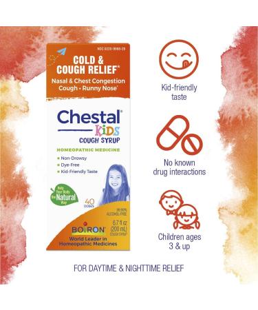 Boiron Chestal Children's Cold & Cough Syrup - Original 6.7 Fl Oz | Effective Relief - Buy Online on GoSupps.com