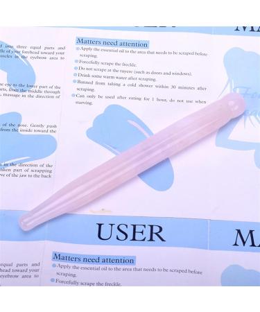 Massage Stick Acupoint Probe Jade Tool from Face Eye Shadow Body Pressing Energy Stone 1Pcs (Color : 1pc Rose Quartz) - Buy Online on GoSupps.com