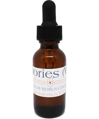 Stories - Type DK For Women Scented Body Oil Fragrance Glass Dropper Top - Gold - 1 oz. - ID#38574 1 Fl Oz (Pack of 1)