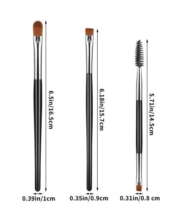Sibba 6-Piece Eyeshadow & Eyebrow Brush Set for Makeup Application and Blending - Buy Online on GoSupps.com