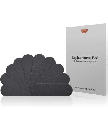 EagleKing Stainless Steel Foot File Refills - 40 Replacement Pads with Removable Glue - Buy Online on GoSupps.com
