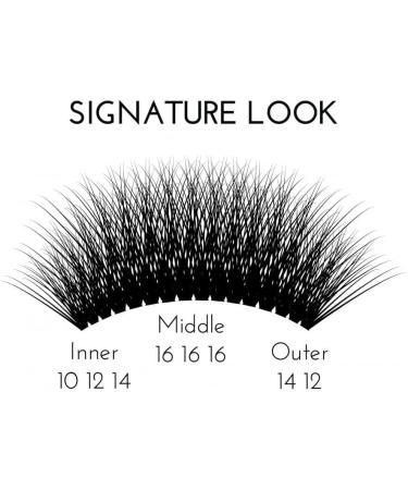 Individual Cluster Lashes Drama Time D curl 16mm Extra Long Faux Mink 3D Fluffy EyeEnvy Express Lash Extensions - Buy Online on GoSupps.com