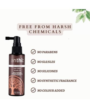 ant.hi: Anti-Hair Thinning Hair Spray Hair Thickening And Volume Boosting Stimulates Hair Growth Plant-Origins Hair Spray 60 Ml 180 Grams - Buy Online on GoSupps.com