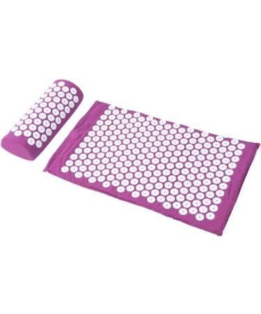 Belissy Massage Pillow Mat | Acupressure Relief for Body Pain | Purple Massage Cushion - International Shipping Available - Buy Online on GoSupps.com