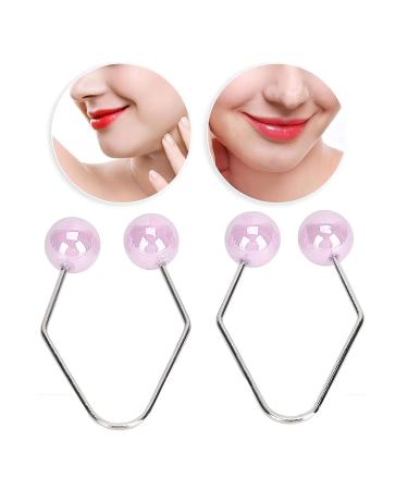 Facial Dimple Trainer - Portable Dimple Maker Balls for Stronger Smile & Cheeks - Improve Facial Muscles - Purple - Buy Online on GoSupps.com
