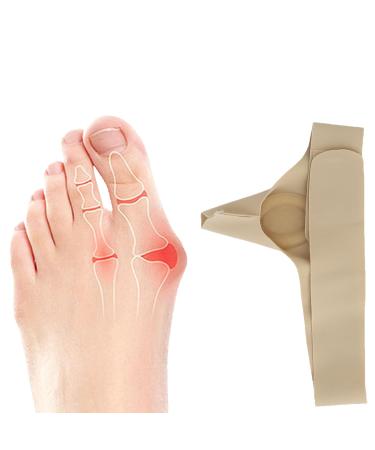 Leaf iron for large toes shockproof adjustable bunion protective cover separation belt hallux rigidus rail toe valgus corrector for day and night (right foot)