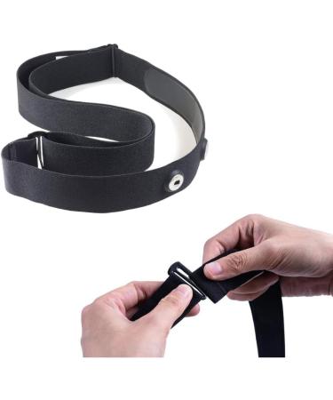 1NISCARTACT Adjustable Elastic Band for Heart Rate Sensors | Garmin Polar Wahoo Bryton | High-Quality Nylon & Spandex | 45mm Black - Buy Online on GoSupps.com