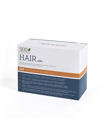 500 Cosmetics Hair - Natural Capsules to Prevent Hair Loss with L-Cysteine and Zinc - Improves Hair Condition and Provides Nutrients - for Men and Women. (1)