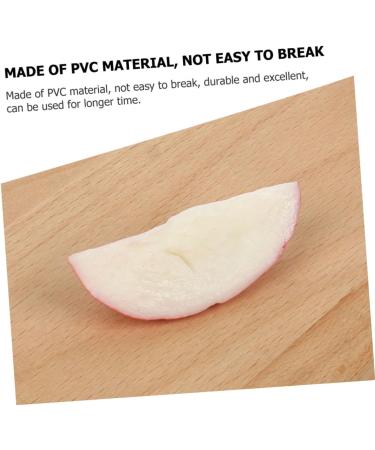 Alipis 6pcs Decor Models Broccoli Ornament Showcase Display Props Fake Radish Slice Model Shop Display Props Lifelike Radish Adornment Lifelike Radish Slice Vegetable Food Pvc - Buy Online on GoSupps.com
