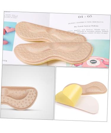 NOLITOY Heel Grips 4 Pairs Self-Adhesive Cushion Insoles for High Heels Comfort & Slip Prevention Perfect Fit for Trainers & Heeled Shoes - Sizes 6.5x3.3CM - Buy Online on GoSupps.com