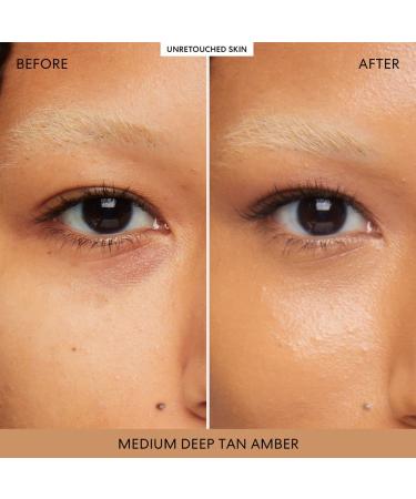 bareMinerals Complexion Rescue Brightening Under Eye Concealer - Vegan Medium Deep Tan Amber with SPF 25 & Hyaluronic Acid - Ultra-Lightweight Hydrating Formula for International Shipping - Buy Online on GoSupps.com