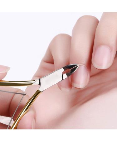 SVAASA Nail Clippers Cuticle Nipper Professionele Remover Schaar Vinger Care Manicure Nagelknipper Dode Huid Gereedschappen Goud En Sliver Nail - Buy Online on GoSupps.com