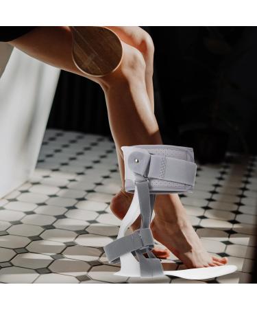 GLEAVI Foot Valgus Immobilizer - Plantar Relief & Achilles Tendonitis Brace for Men | Comfortable Night Splints & Orthotics Device - White PVC - Buy Online on GoSupps.com