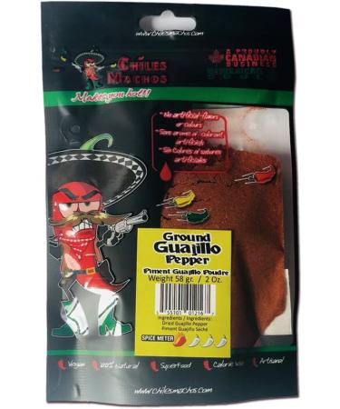 Ground Guajillo Chili Pepper Grade A 58Gr / 2 oz. by Chiles Machos - Buy Online on GoSupps.com