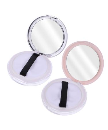 Outanaya 2pcs Dispensing Empty Toner Loose Powder Jars Cosmetic Cases for Traveling Network