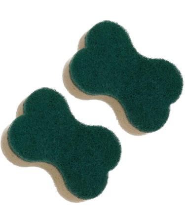 Dishmatic Special Pack Bundle - Pet Bowl Cleaner Sponge Brush and 2 Refills - Heavy Duty Washing-Up Brush + Refill Pack for Dog & Cat Food Bowls - Made in UK - Buy Online on GoSupps.com