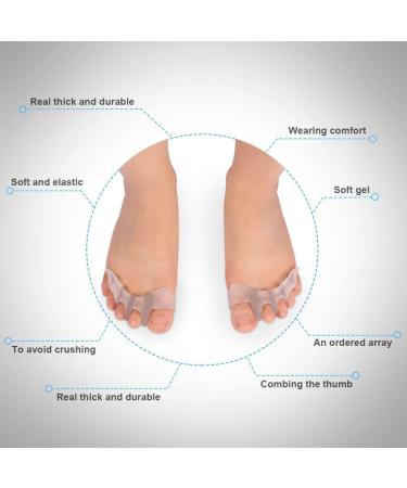 Soft Silicone Gel Toe Separator for Hallux Valgus Relief - Bunion Spreader for Men & Women | International Shipping Available - Buy Online on GoSupps.com