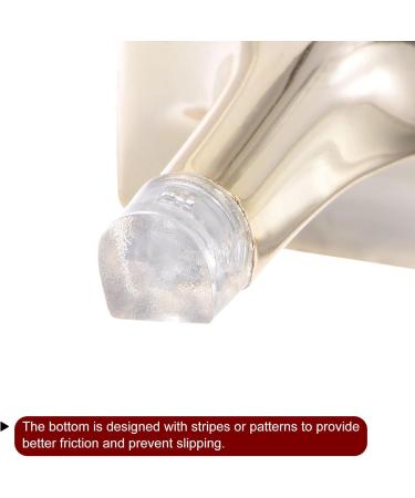BUY HARFINGTON 1 Pair Gold Tone Heel Repair Replacement for Women - Perfect DIY High Stiletto Heel 1.85 x 2.05 - Buy Online on GoSupps.com