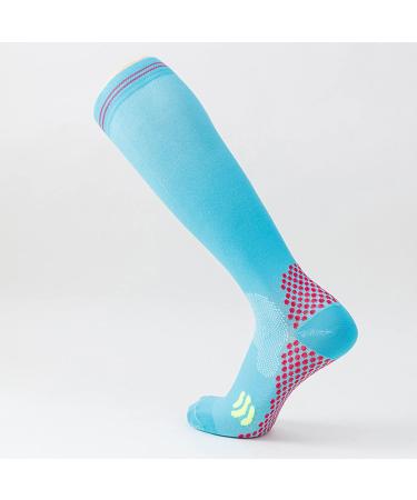 Luofang Compression Socks for Men & Women - Knee-High 23-32 mmHg Breathable 3D Padded Design for Optimal Blood Circulation - Buy Online on GoSupps.com