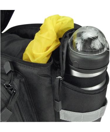 KLICKfix Tourino Black Pannier Bag - 35x30x23 cm | Premium Bike Bag for International Shipping - Buy Online on GoSupps.com
