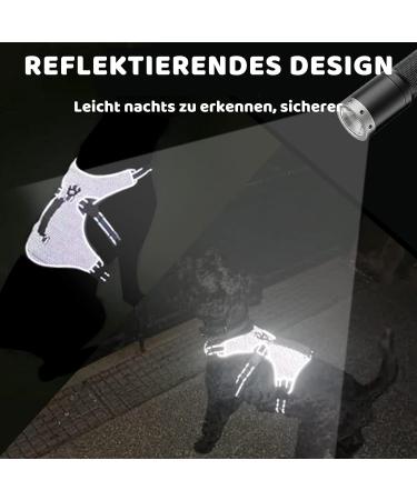 Belpro Multi-Purpose Dog Harness - No Pull Reflective Adjustable Vest for Large Dogs - Durable Handle & Dog Dishes (1 Pack Black) - Buy Online on GoSupps.com