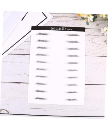 FOMIYES 2 Pairs Hair Supplies Waterproof Makeup Eyebrows Transfer Stickers Cosmetic Make up The Lazy Miss - Buy Online on GoSupps.com