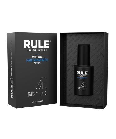 RULE Stem Cell Hair Growth Serum - Natural Biotin & Castor Oil Treatment for Thicker Fuller Hair Regrowth | DHT Blocker and Scalp Serum for Men & Women - Buy Online on GoSupps.com