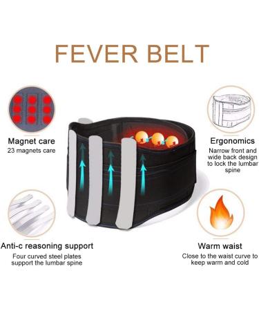 WOPOHY Adjustable Magnetic Therapy Belt | Self-Heating Lumbar Support Strap for Lower Back | Ideal Gift for Family & Parents - Buy Online on GoSupps.com