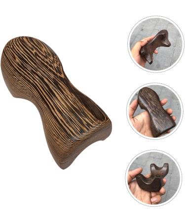 Frcolor 4-Piece Wooden Acupuncture Massage Device Set - Copper Mortar for Body Shaping & Back Relief - Buy Online on GoSupps.com