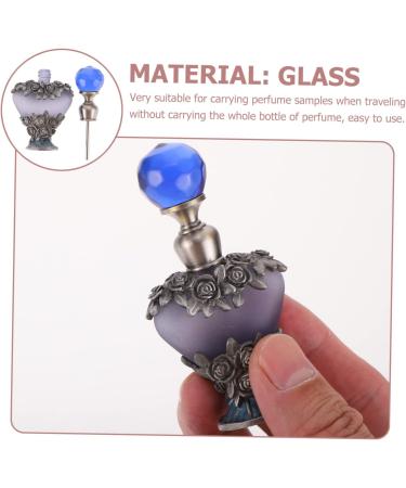 DOITOOL Dubai Essential Oil Bottle Mini Spray Bottle Travel Toiletries Containers Mini Perfume Metal Trim Retro Decor Travel Spray Bottle Travel Bottle Alloy Glass Liquid Bottle - Buy Online on GoSupps.com