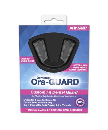 Dentemp Ora-GUARD Custom Fit Dental Guard - Bruxism Night Guard for Teeth Grinding - Mouth Guard for Clenching Teeth at Night - Comfortable Mouth Guard for Sleeping - Relieve Soreness in Jaw Muscles 1 Count (Pack of 1) 1