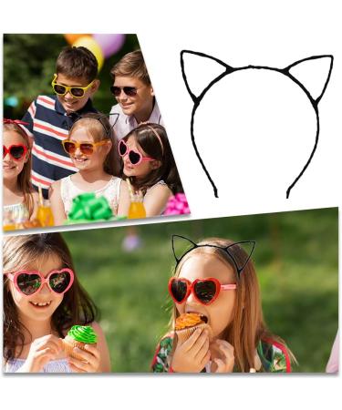 Fashion Cat Ear Headband Cute Headwear Headpiece Cat Ear Hair Hoop for Cosplay Anime Holiday Events Fancy Dress - Buy Online on GoSupps.com