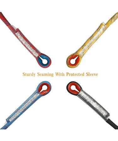 Aoneky 10mm Outdoor Rope - Yellow - 32.0 Feet - Durable and Versatile - Buy Online on GoSupps.com