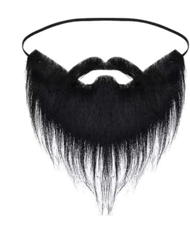 SWETOPQ Halloween Party Forgery Beard | Funny Fake Mustache & Realistic Costume Accessories for Cosplay - Brown Disguise Hair - Buy Online on GoSupps.com