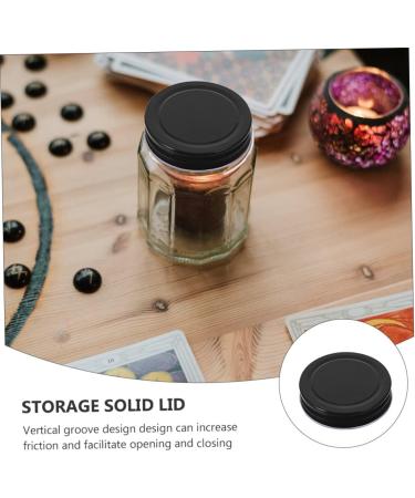 IMIKEYA 48 Pcs Mason Jar Lids Seal Tinplate Metal 7x7x1.5cmx3pcs Blackx3pcs - Buy Online on GoSupps.com