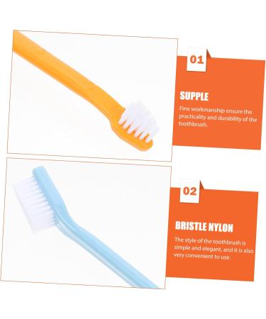 BESPORTBLE 2sets Pet Toothbrush Cat Toothpaste Dog Oral Cleaning Toothbrush Toothpaste for Dogs Puppy 10pcs*2 - Buy Online on GoSupps.com