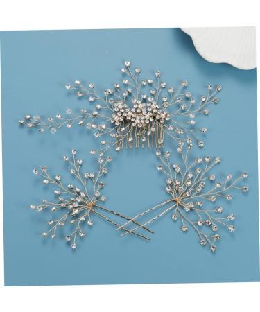 minkissy 4 Sets bridal headwear Crystal Side Bridal Comb Wedding Bridal Hairpin bridal hair for wedding rhinestone hair accessories Wedding Hair Pin Hair Comb rhinestones clip Diamond bride - Buy Online on GoSupps.com
