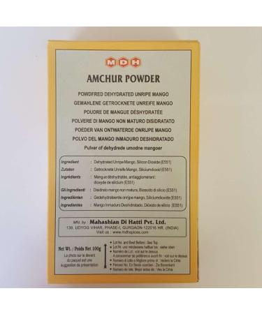 MDH Amchur Powder 100g - Premium Quality Indian Mango Powder - Buy Online on GoSupps.com