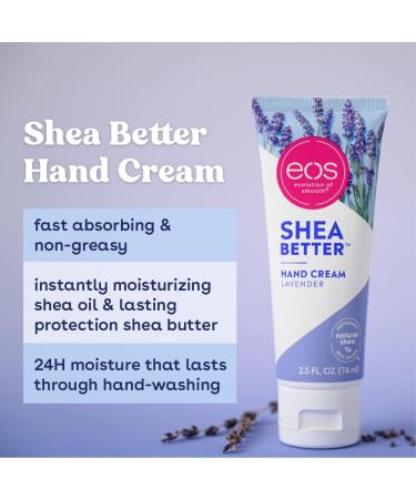 EOS Shea Better Hand Cream Lavender 2.5oz 1 Count - Buy Online on GoSupps.com