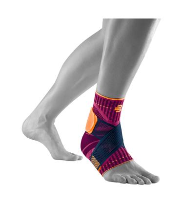Bauerfeind ankle bandage "Ankle Support" Unisex 1 ankle bandage for sports such as football fitness or running no bending by ankle bandage left (left) pink