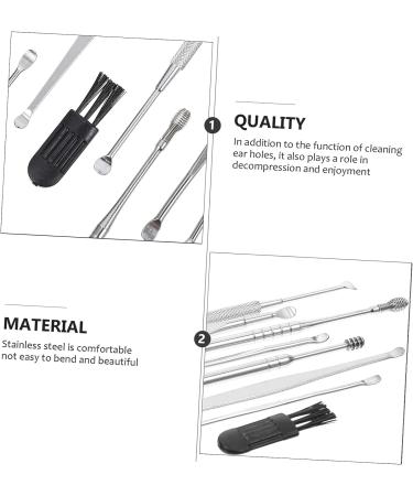 Hemoton 8-Piece Ear Cleaning Kit with Ear Wax Picks - Home Ear Cleaning Tools - Buy Online on GoSupps.com