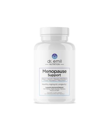 DR. EMIL NUTRITION Menopause Supplements for Women - Multi-Symptom Menopause Relief for Hot Flashes Night Sweats & Mood Swings - Menopause Support Pills with Black Cohosh - 30 Day Supply