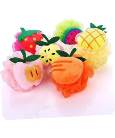 Beavorty 8 pcs Mesh Sponge Pouf Shower Ball | Luxurious Bath Balls for Ultimate Relaxation - Buy Online on GoSupps.com