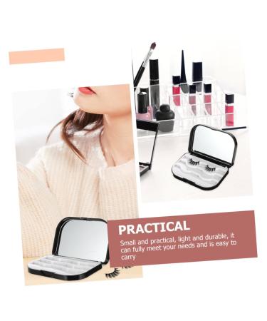 POPETPOP Eyelash Storage Box - 4 Pcs Magnetic Display Case & Organizer for False Eyelashes Portable Cosmetic Holder (11x7cm - Buy Online on GoSupps.com