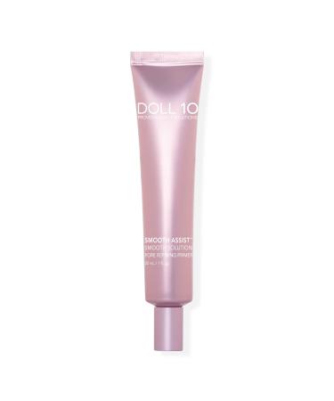 Doll 10 Smooth Assist Smooth Solution Pore Refining Primer - Mattifying Moisturizing Brightening Facial Serum that Extends Makeup  Blurs Pores & Texture
